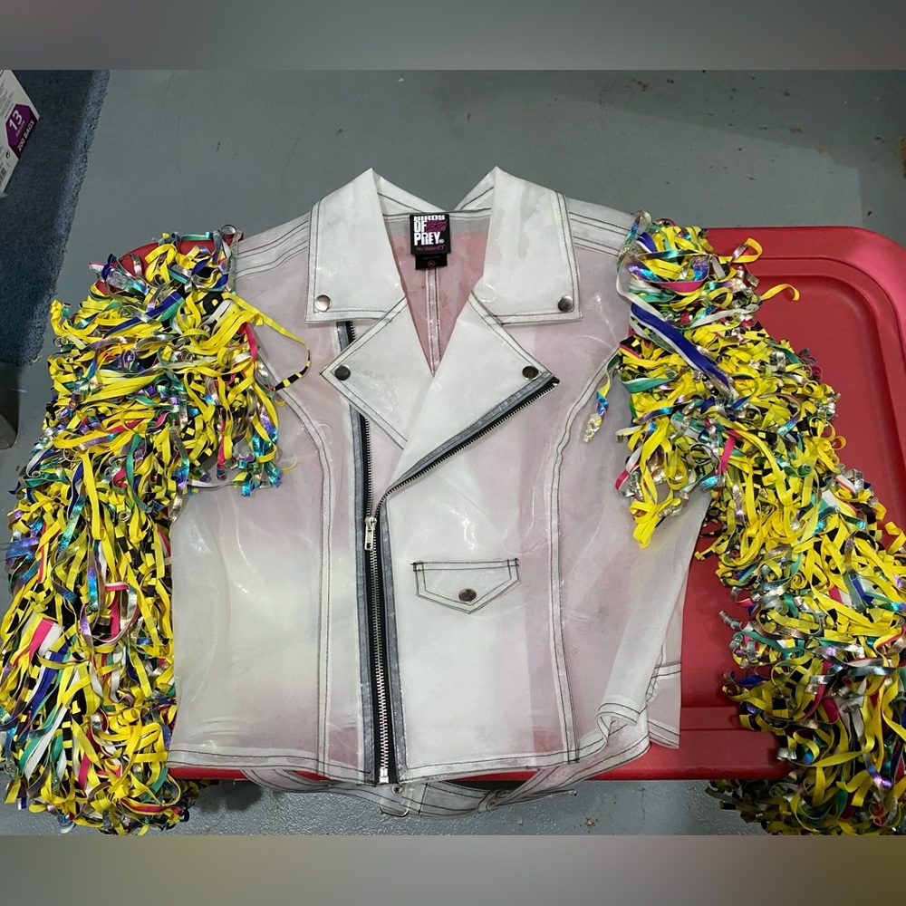 Her Universe Harley Quinn Birds of Prey Confetti Jacket